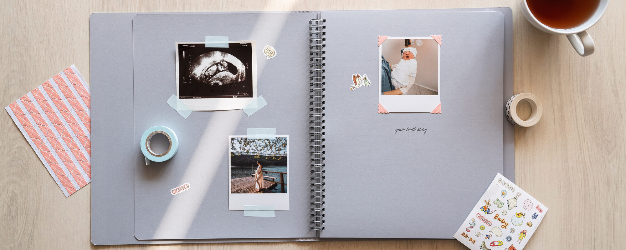 Baby Photo Album Baby’s First Album Squared.one